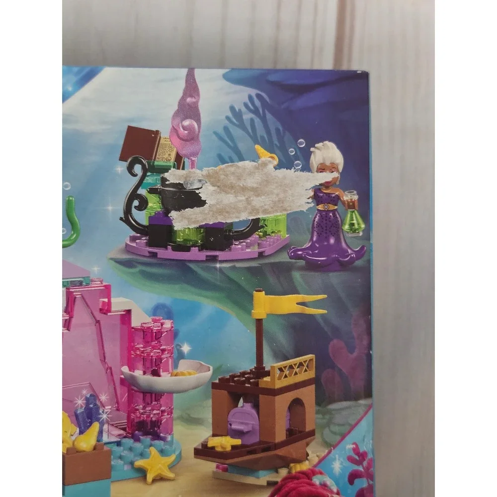 LEGO Disney Princess Ariels Crystal Cavern 43254 Ariel Ursula Flounder 141 Pcs